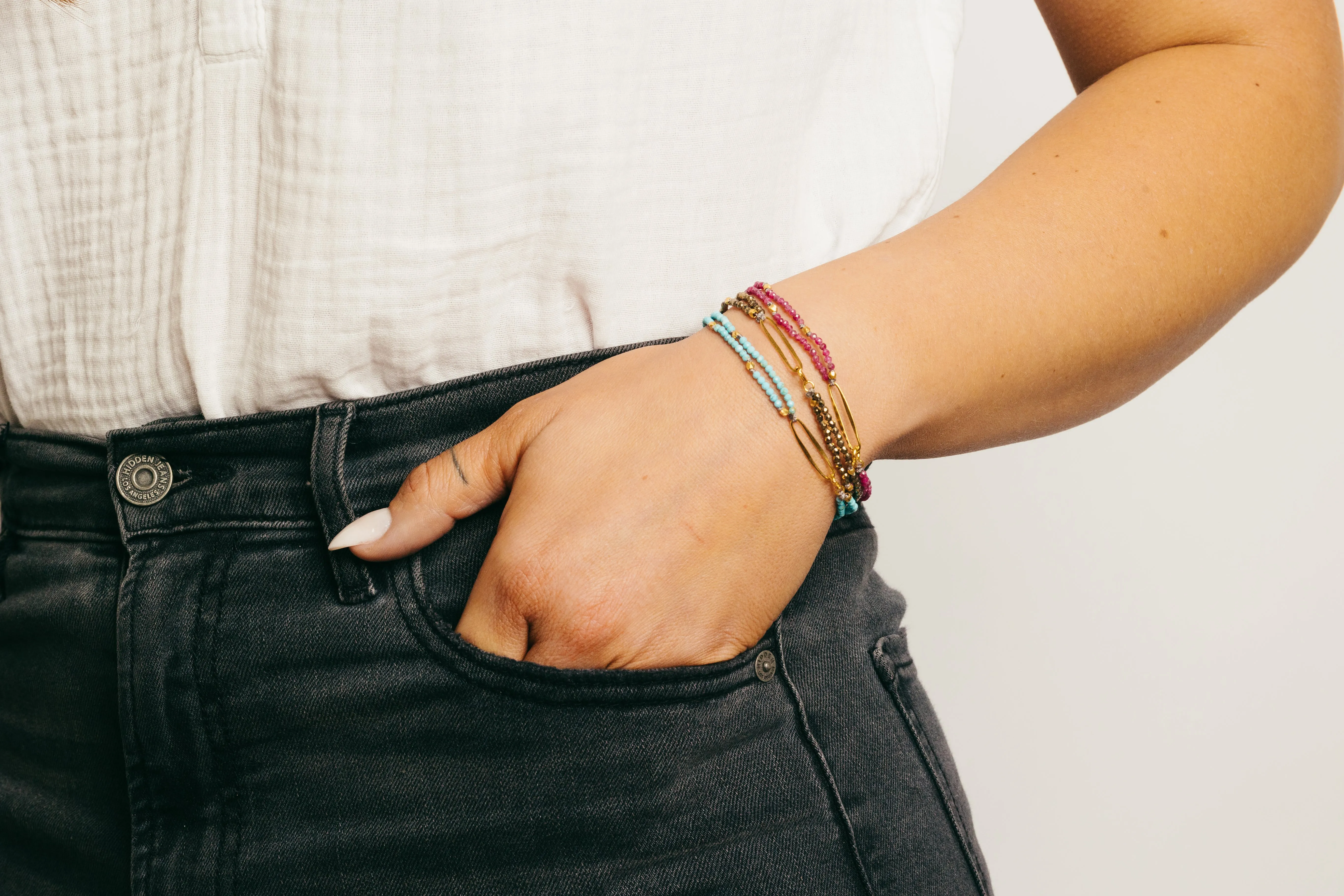 Verona Bracelet - Pyrite