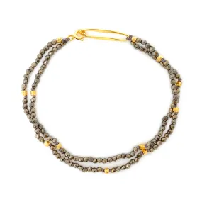 Verona Bracelet - Pyrite