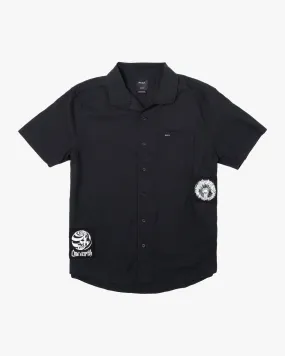 Wendel Patches Short Sleeve Shirt - Black