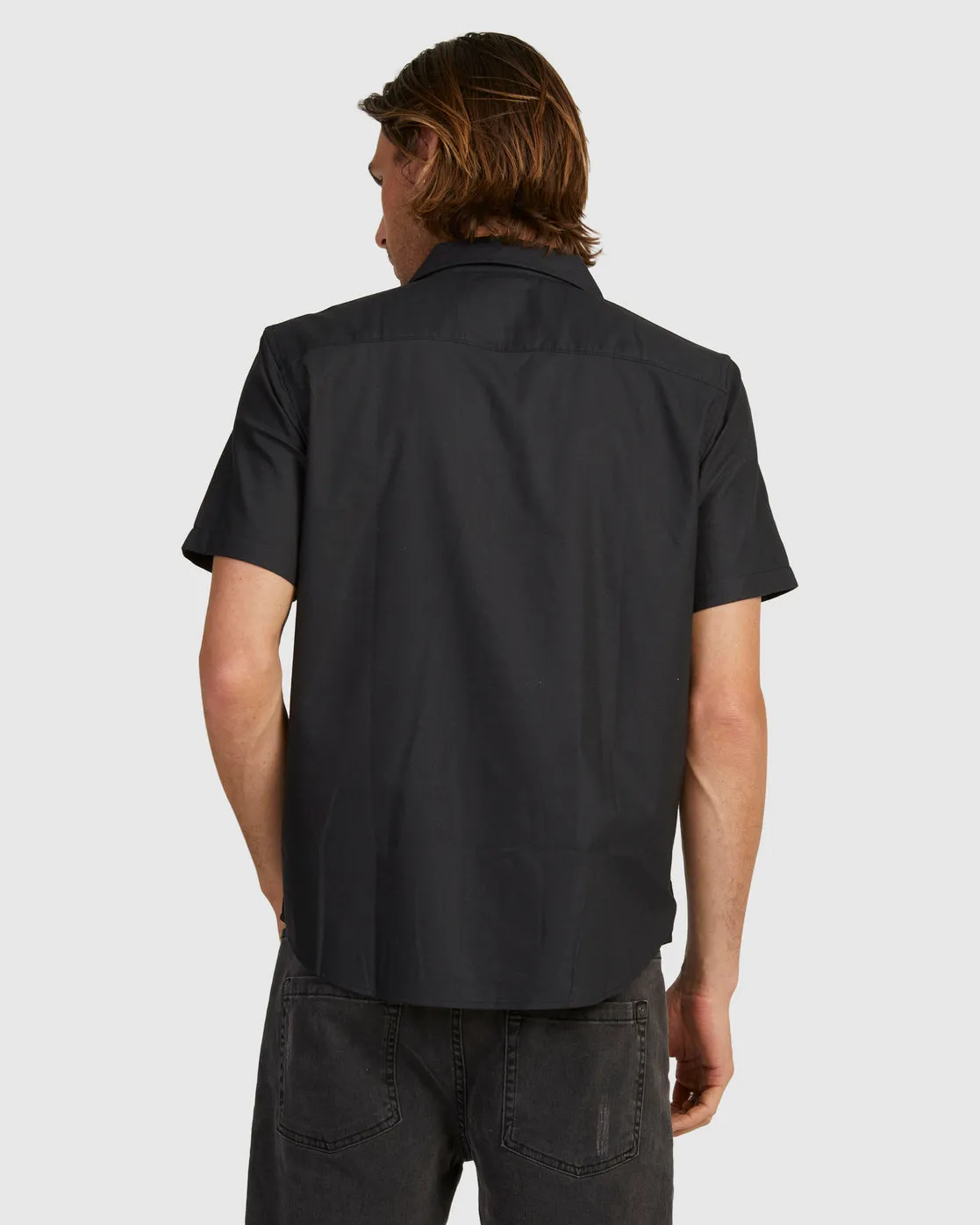 Wendel Patches Short Sleeve Shirt - Black